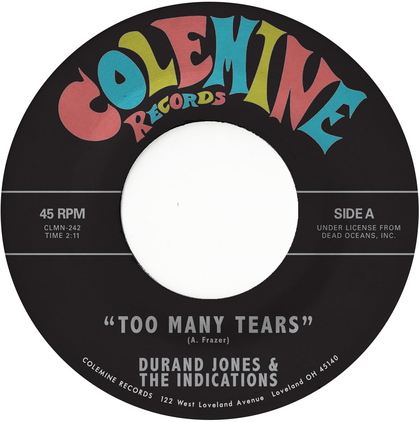Too Many Tears/Cruisin' To The Parque [7" VINYL]