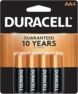 CopperTop Alkaline Batteries with Duralock Power Preserve Technology, AA, 4/Pk