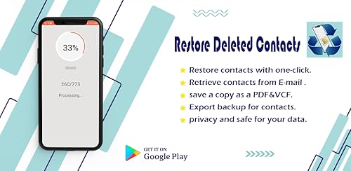 Restore deleted contacts with one- click