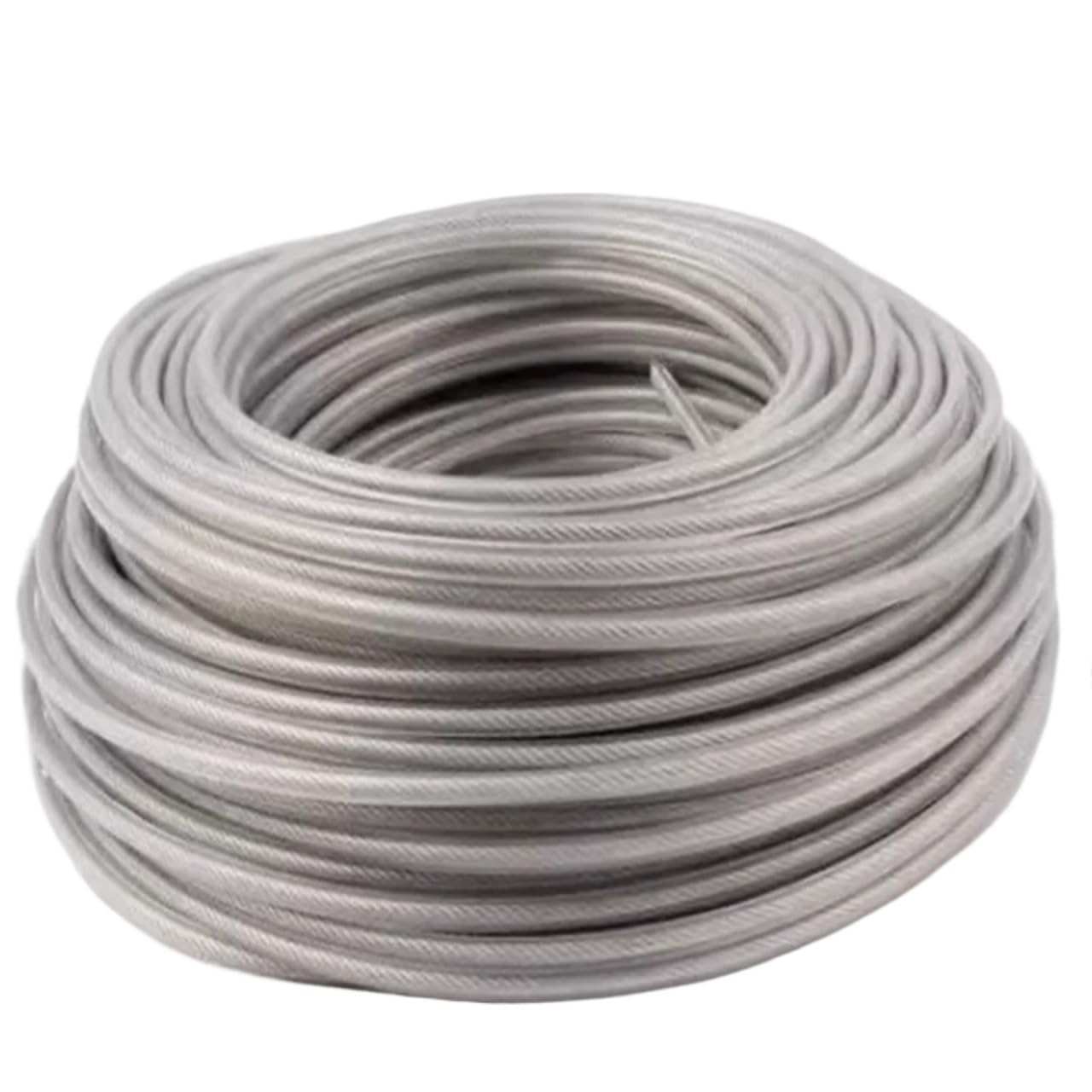 Fil Coupe Bordure Accessoires de coupe-herbe de 3.0MM, fil d'acier, corde en Nylon, ligne de coupe-herbe, 10 M(Circular steel wire)