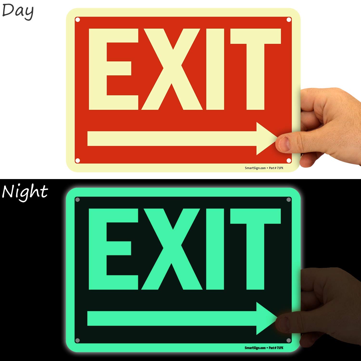 ハンドサイン　看板　ＥＸＩＴ vintage 