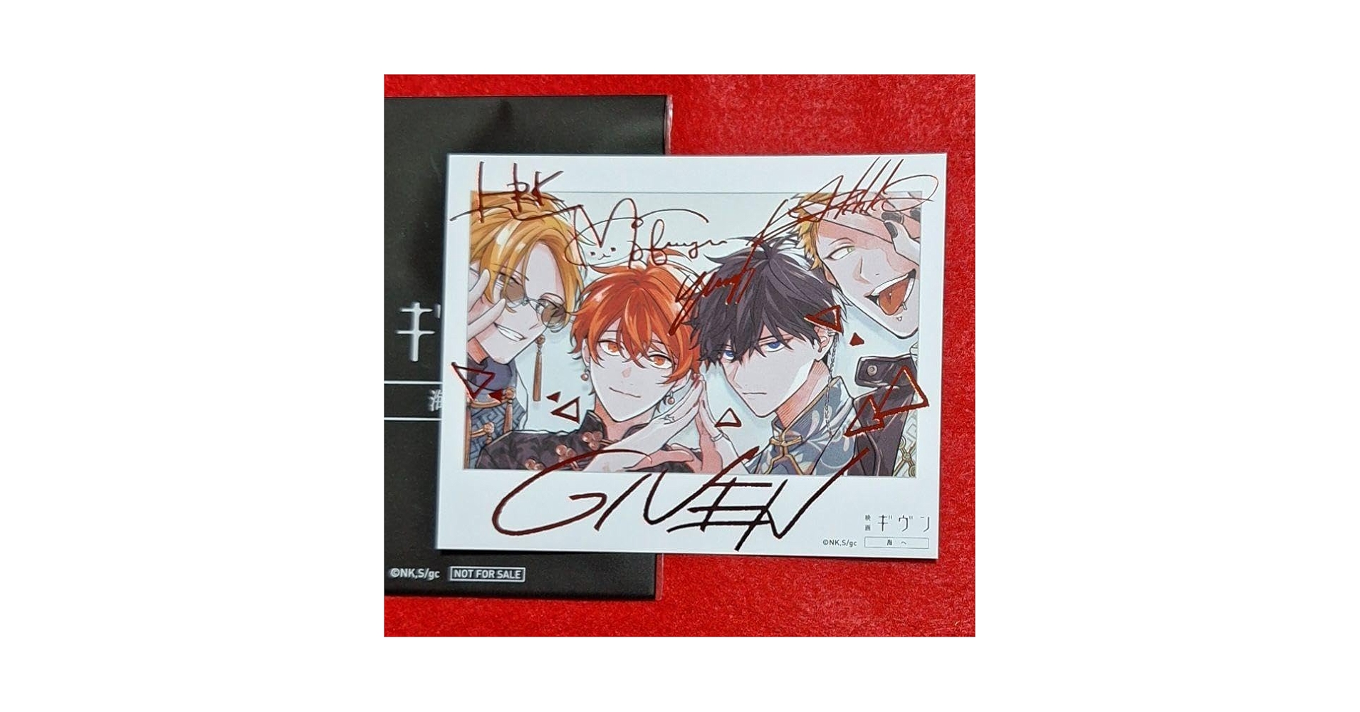 映画 ギヴン 海へ◆前売り ポラロイド風カード　箔押し 全3種 Amazon.co.jp: ギヴン 映画 海へ 前売り特典 ポラロイド風カード