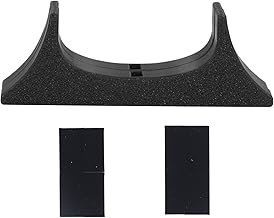 Ouitble Console Holder Vertical Stand for Wii U Prevent Slip Stable 3D Printed Horizontal Stand Cooling Bracket for Wii U Console (Black)