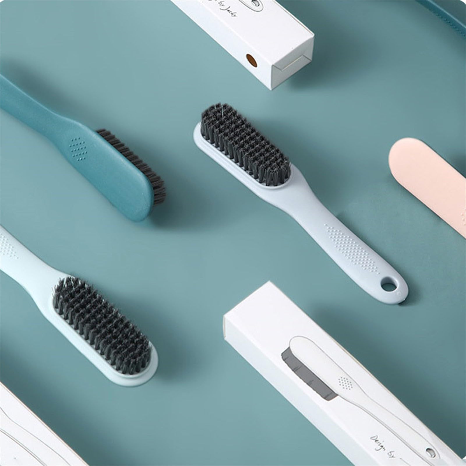 Rosixehird Brosses En Tissu | Brosses à Récurer Pour Le Nettoyage,Brosse à Lessive à Poils Souples En Baleine Pour Nettoyer Les Petits Vêtements Chaussures, Outil Nettoyage Domestique