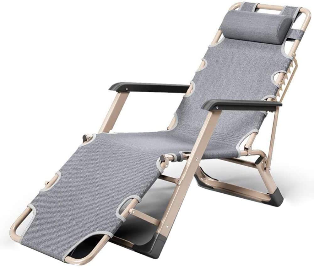 Chaise pliante de jardin grand confort pour personnes lourdes