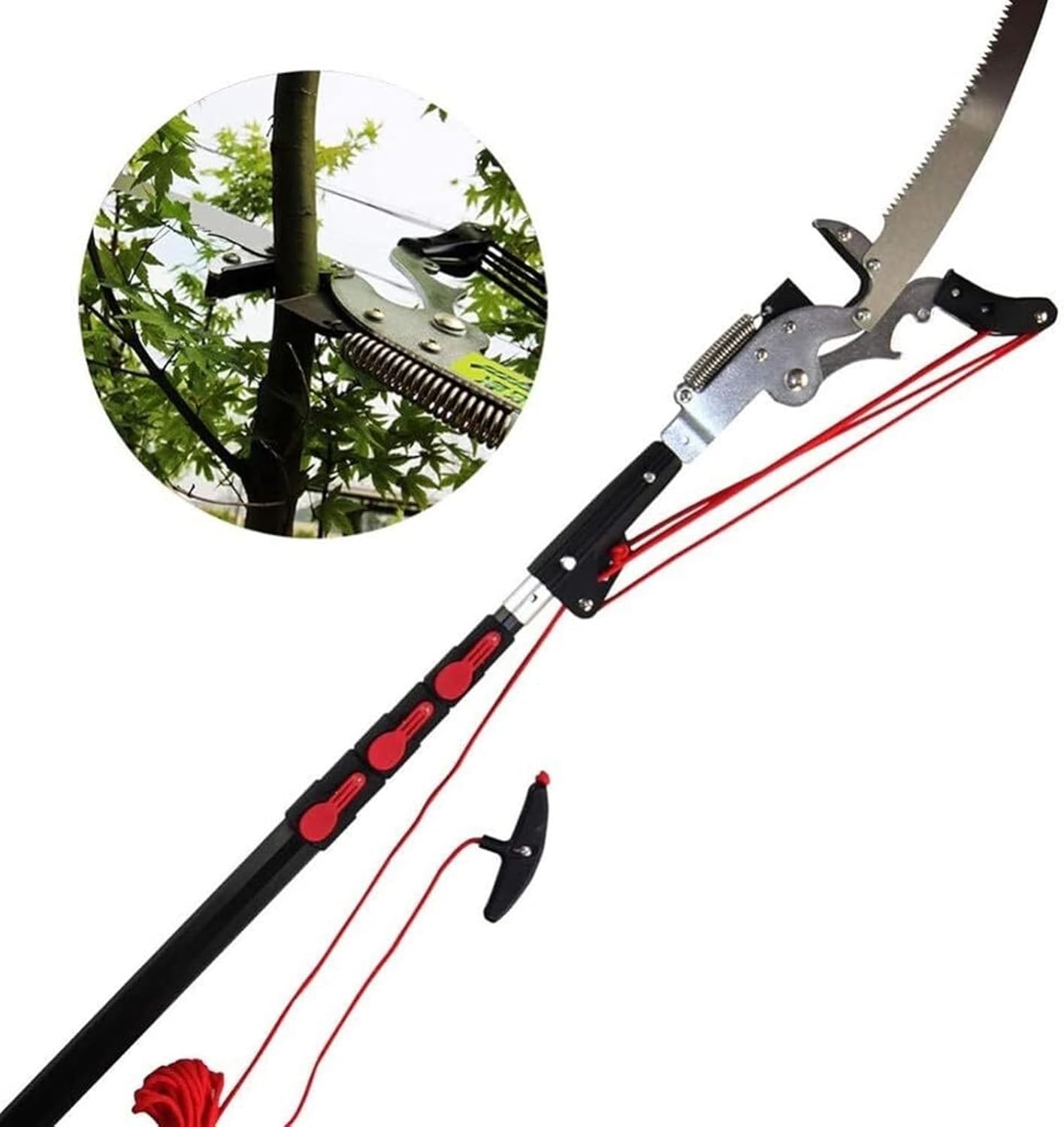 Telescopic Tree Pruner 5.4M/18FT Professional Telescopic Pole Saws Extendable Pruning Saw Gardening Landscaping Branch