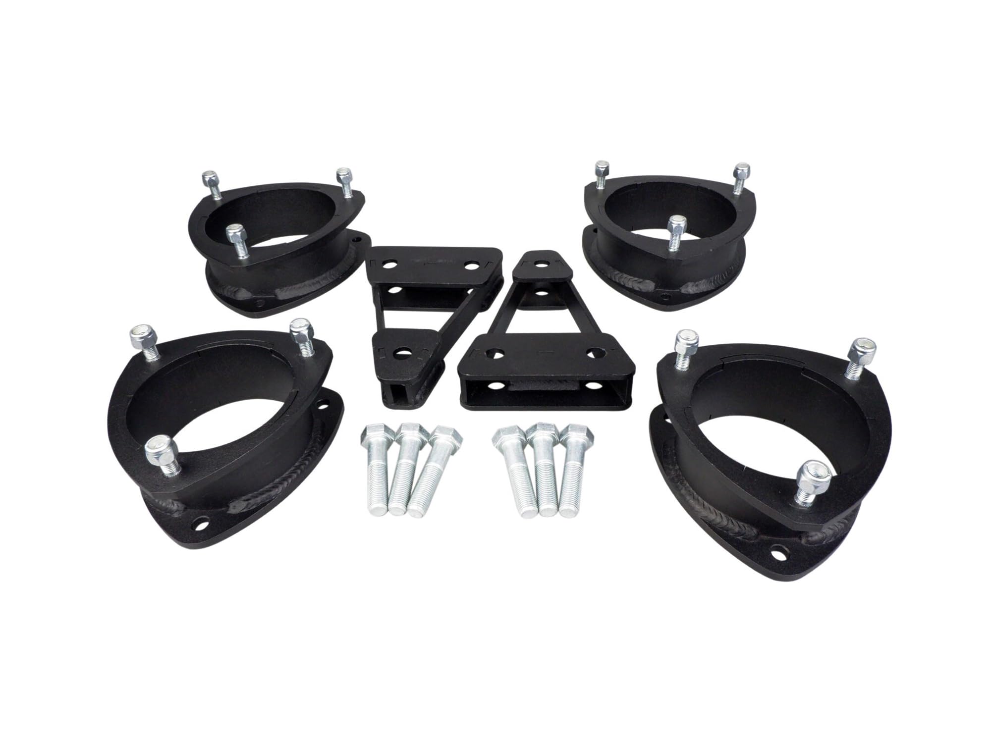 RisingTuning Professional Steel Lift Kit 2 inches for Subaru Impreza GD GG 2000-2007 / Forester SF SG 1997-2007 / Legacy BG 1995-1999 / Outback BG 1995-1999 Strut and Trailing Arm Spacers