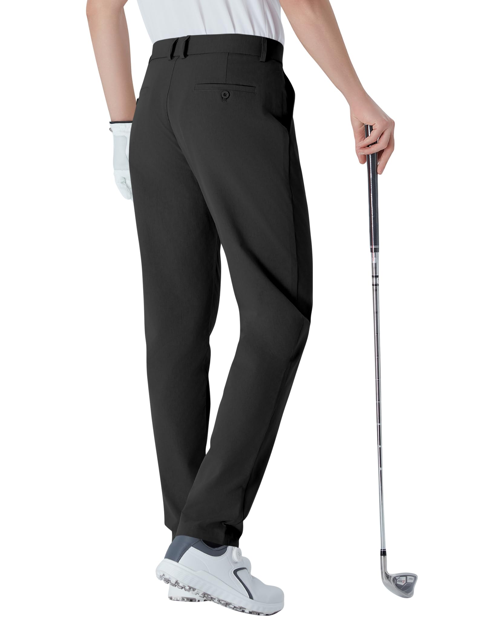 Mens Tall Golf Pants 32 34 36 38 Stretch Work Dress Pants Lightweight Quick Dry Casual Trousers with