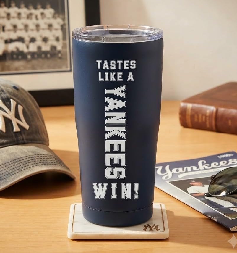 Tastes Like a New York Yankees Win Tumbler - Steel, 20oz