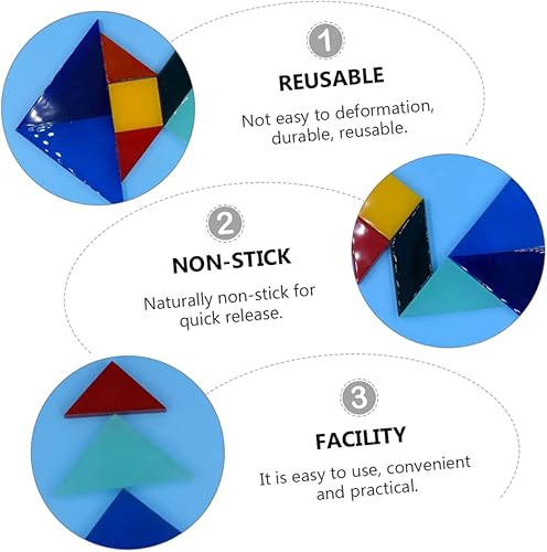 Miniatura 8 de Molde Tangram para esculpir y fundir, molde para hacer tangram, moldes para cubitos de hielo, bandejas y moldes de epoxi, moldes de resina para