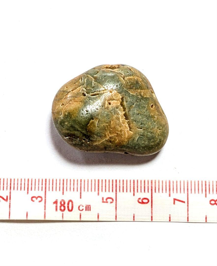 Amazon.co.jp: 青森県産 錦石 緑色 グリーン瑪瑙 クリソプレーズ