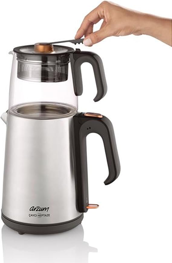 Arzum Cayci Heptaze High Quality Electric Kettle Tea Machine Glass Jug Amazon Co Uk Home Kitchen