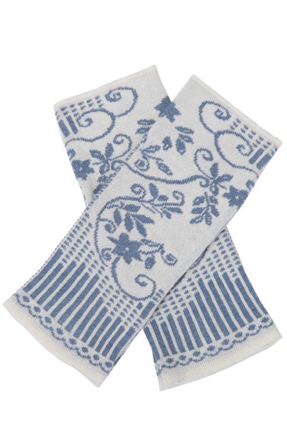 IVKO Jacquard Pullwarmers, Off White