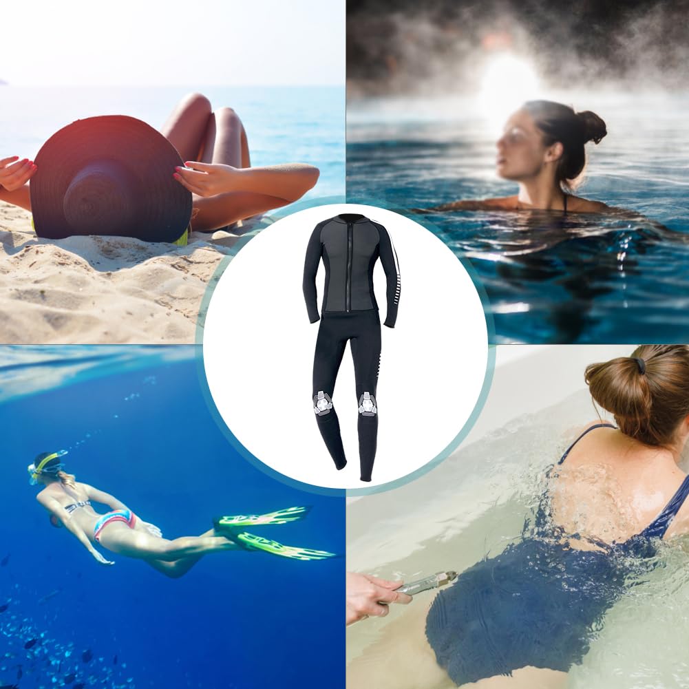 Changor Muta da Donna, Neoprene SCR per Immersioni | Materiale ecologico, protezione solare, resistenza alla pressione, nuoto in piscina