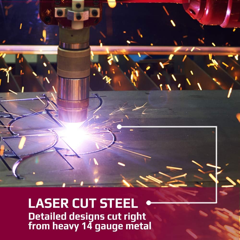 Authentic Street Signs NHL Chicago Blackhawks Laser Cut Steel Team Logo Plaques, Indoor, Outdoor Hockey Wall Decor, for Dorm Room Decorations, Man Cave Decor, Kids Rooms, Metal Wall Signs, 12"