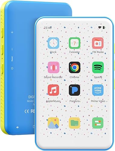 Reproductor MP3 de 132 GB con Bluetooth 5.0 y WiFi, pantalla táctil IPS de 4.0 pulgadas reproductor de MP3 con altavoz, reproductor de música MP4