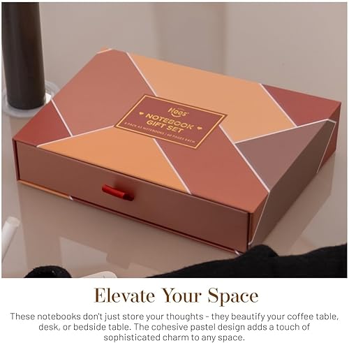 Miniatura 5 de Happy Hoos Diario de cuaderno (paquete de 8), A5, de 5.5 x 8 pulgadas, bonito juego de cuadernos con tapa de papel suave, diario de escritura fina