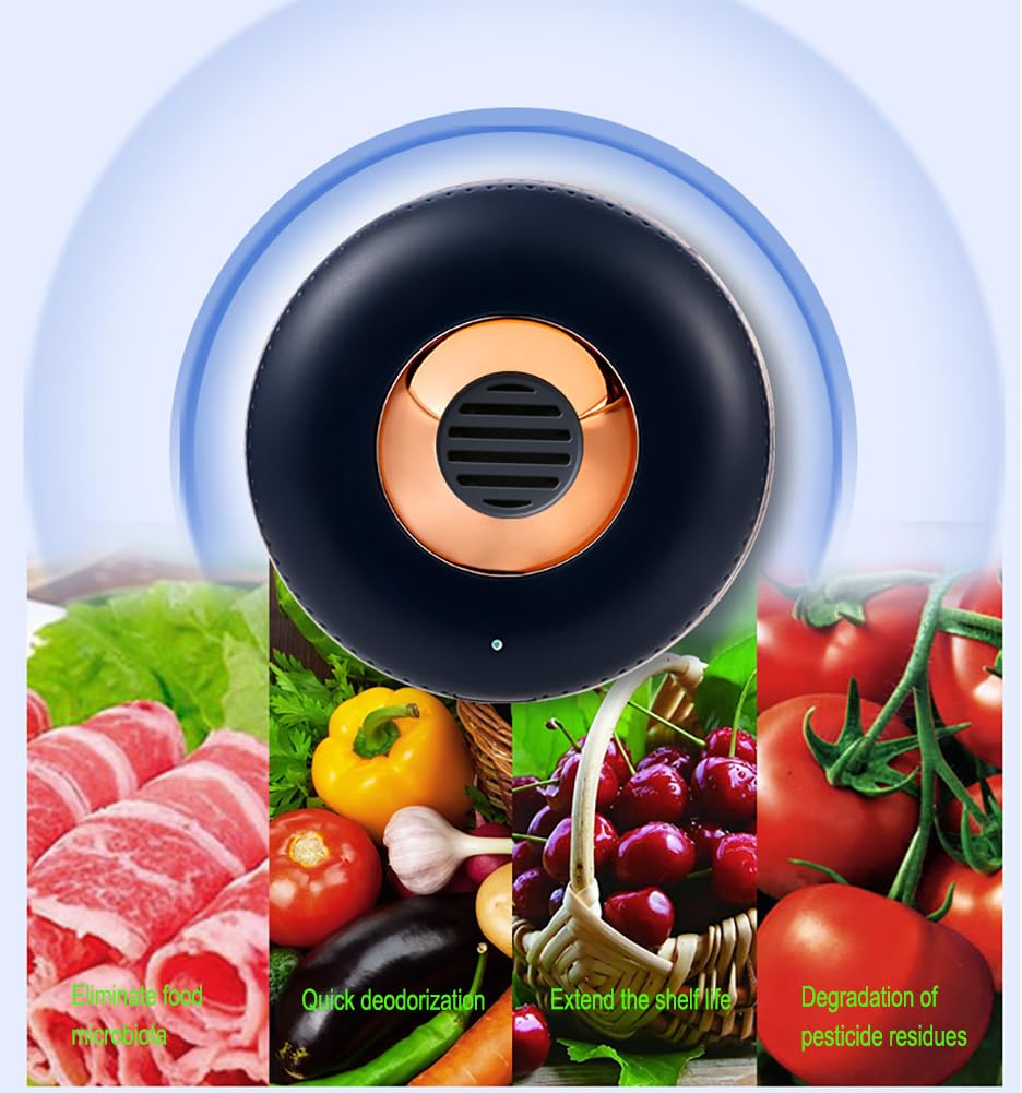 Désodorisant portable rechargeable pour réfrigérateur, congélateur, voiture, chaussures, placard, cuisine