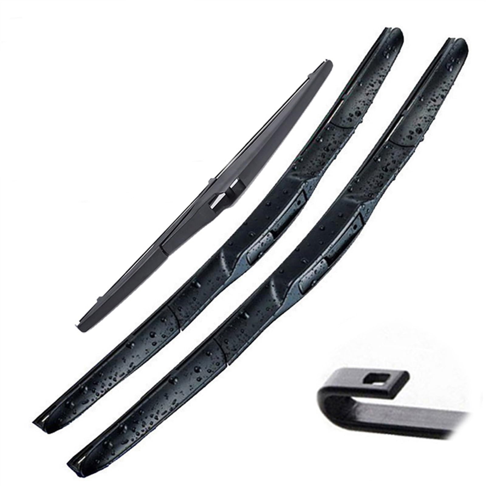 Essuie-glace Toyota Venza kit complet pare-brise et vitre arrière 26" 22" 12"