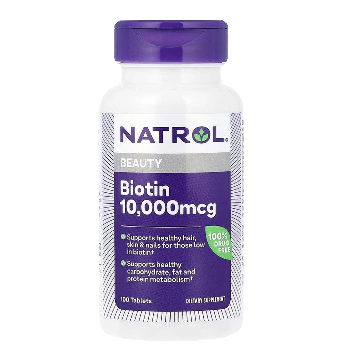 Natrol Biotina 10000 mcg - 100 tabls.