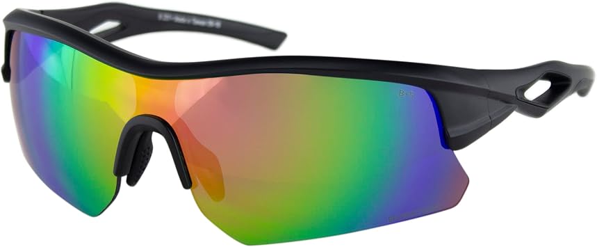 Bobster Dash, Matte Black Frame, Smoked and Pink Revo Mirror Lens