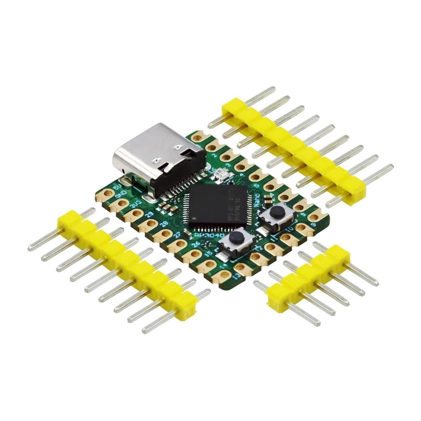Carte de développement de microcontrôleur Raspberry PI RP2040-Zero, Carte mère PICO, processeur Double cœur, Mini for électro(RP2040-Zero,50PCS)