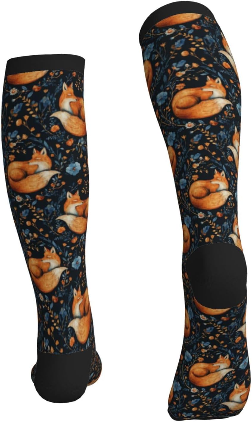 Compression Socks Knee High Support Socks Women Circulation Stockings for Athletic Running Cycling Flying - Image 7