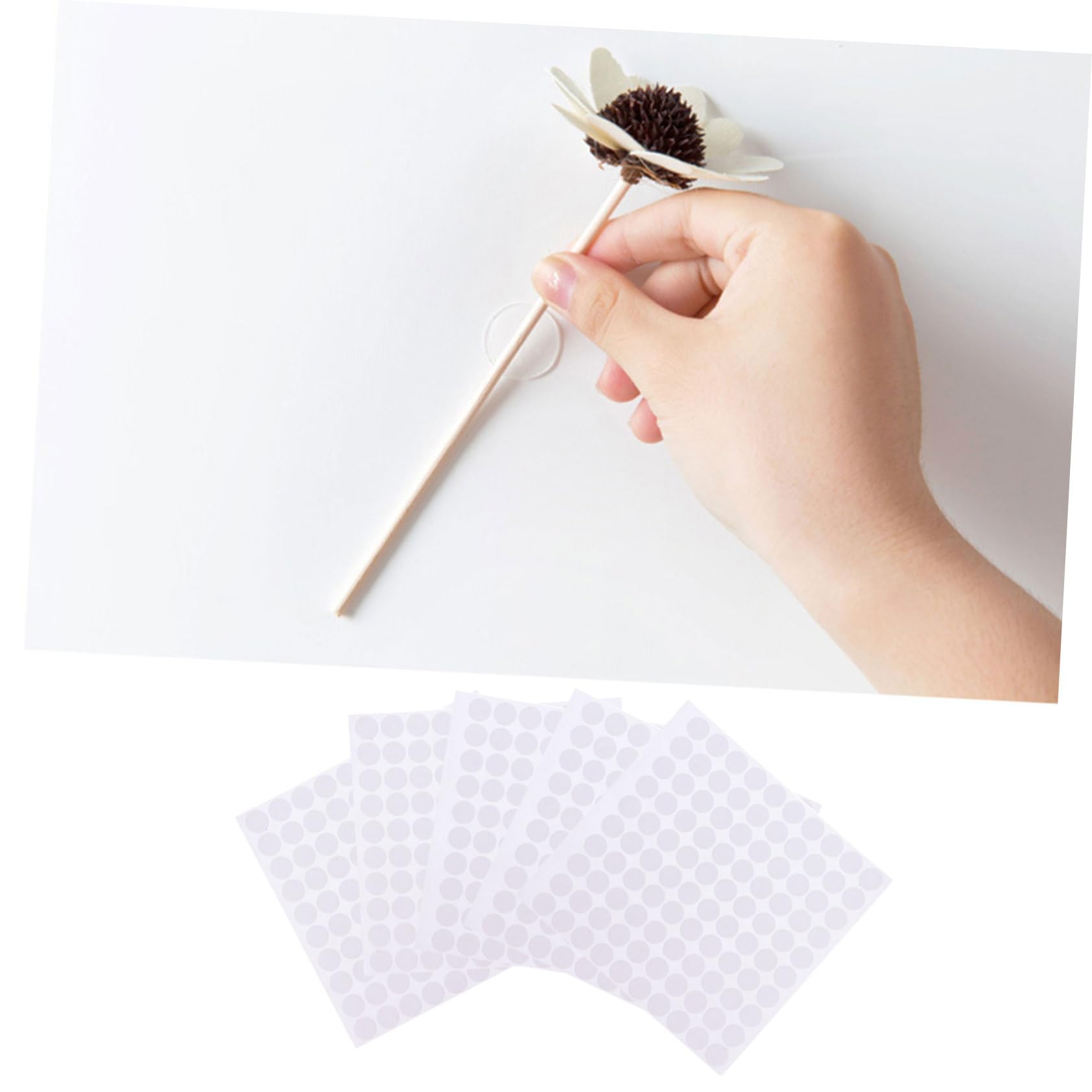 Angoily 3 Set Nastro Adesivo Biadesivo Rimovibile Per Progetti Creativi Dots Adesivi Per Scrapbook Decorazioni E Articoli Te Residui 20 Fogli*3
