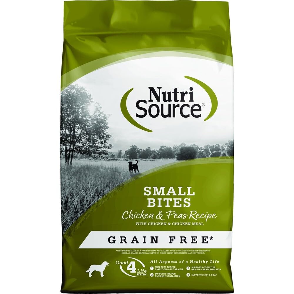 NutriSource Small Bites Chicken & Peas
