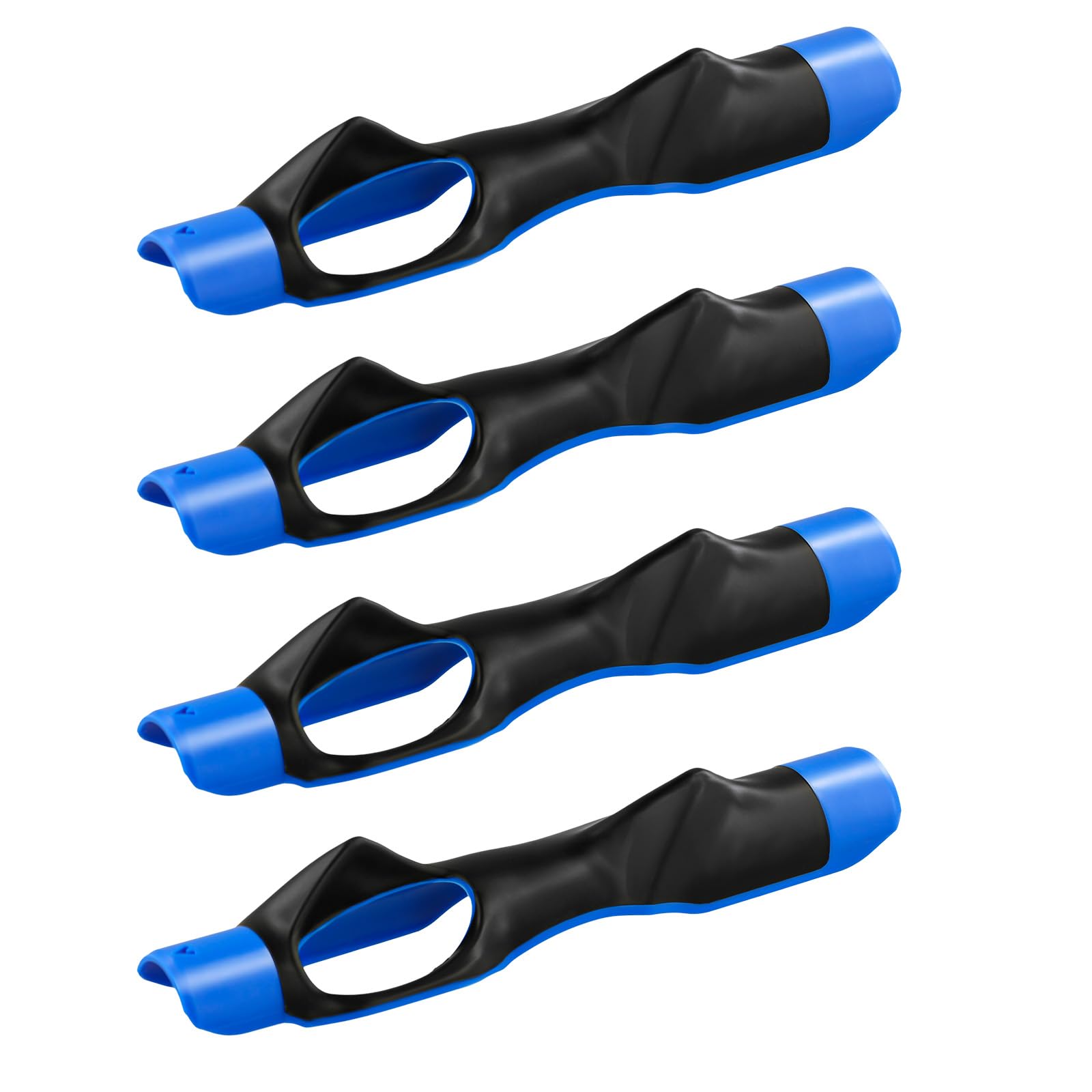 4pcs Golf Grip Trainer, Right Hand Lightweight Swing Training Aid Golf Club Grips with Anti-Slip Wrist Support for Correct Hand Position & Grasp