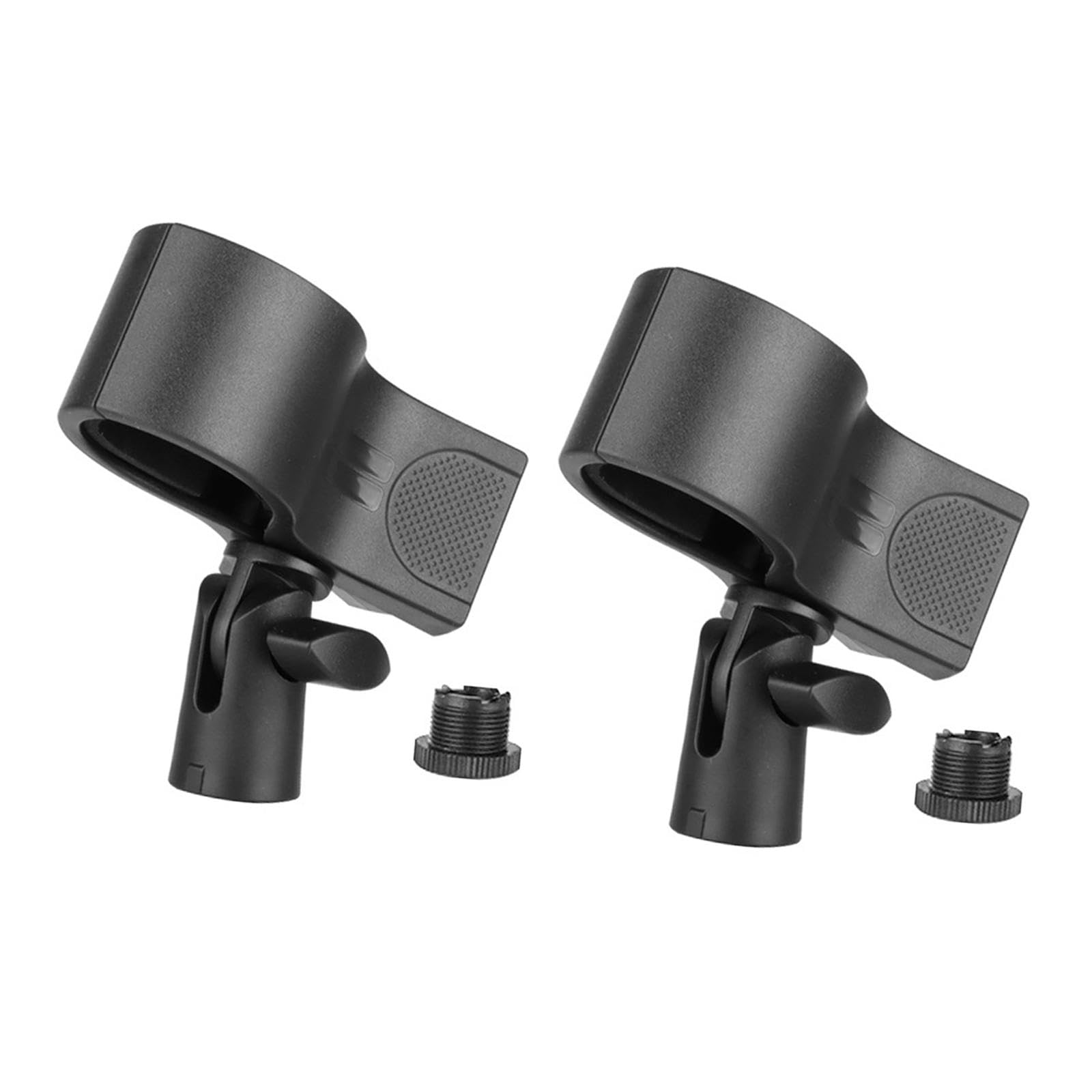 SECRET DESIRE 2Pcs Microphone Holder Clips Portable Direct Replaces Professional Mic Clamp M28 Black-picture-20