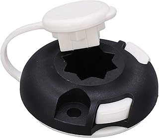 Round Kayak Track Mounting Base, Kayak Track Mounting Base Round 8 Angle PC Material Easy Carry Wear Resistance Kayaking Accessories