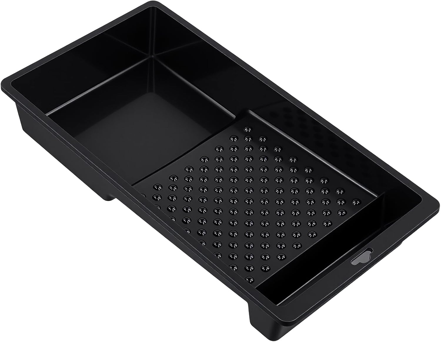 40 Pack Paint Trays, 4 Inch Black Plastic Painting Roller Tray Small Paint Tray Pan with Textured Ridge Fit for 4" Painting Rollers for Home Wall Decor