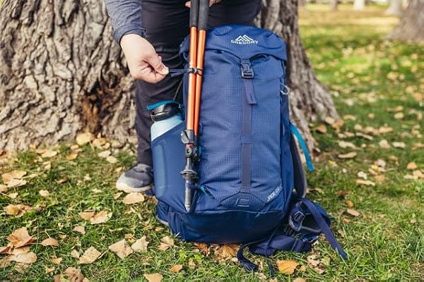 Gregory Jade 28L Women's Day Hiking Backpack, Ventilated Backpanel, Built-In Hydration Attachment for Bladder (Reservoir Not Included), Plus Size, Midnight Navy by Gregory - Image 3