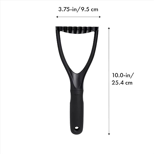 Miniatura 6 de OXO Good Grips - Triturador de patatas de nailon para utensilios de cocina antiadherentes, color negro, 1 EA (paquete de 2)