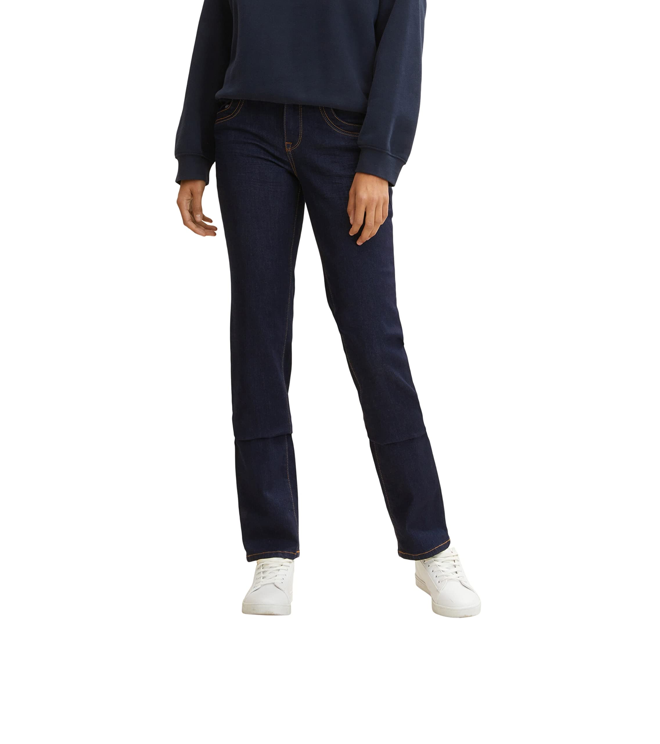 TOM TAILOR Women's 20622022 Alexa Straight Jeans, 10138 - Rinsed Blue Denim (New), 30W / 32L
