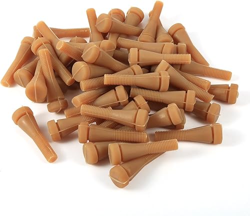 Delaman - Juego de 50 dedos para pollo, fácil y rápido, con plumas de ganso de codorniz y accesorios agrícolas