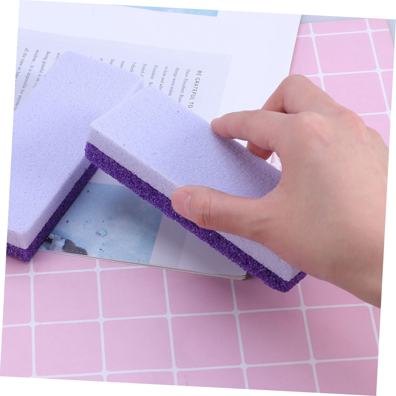 Beavorty 20stücke Teiliges Fußpflege Bimsstein Ergonomische Fußfeilen Für Sanfte Hornhautentfernung Wiederverwendbar Und Leicht Zu Reinigen Für Tägliche Pediküre