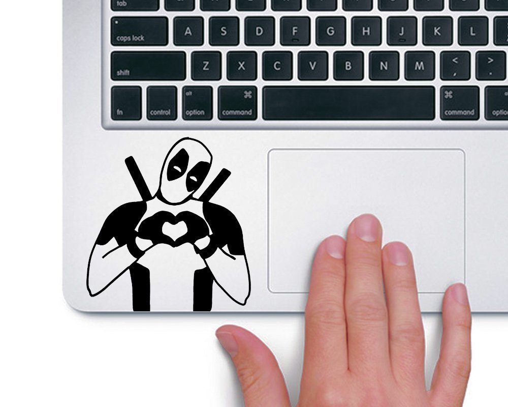 Fusion Graphix Deadpool Heart Hands Marvel Superhero Lapton Skin Stickers Black (B075D936TQ) Amazon Price History, Amazon Price Tracker