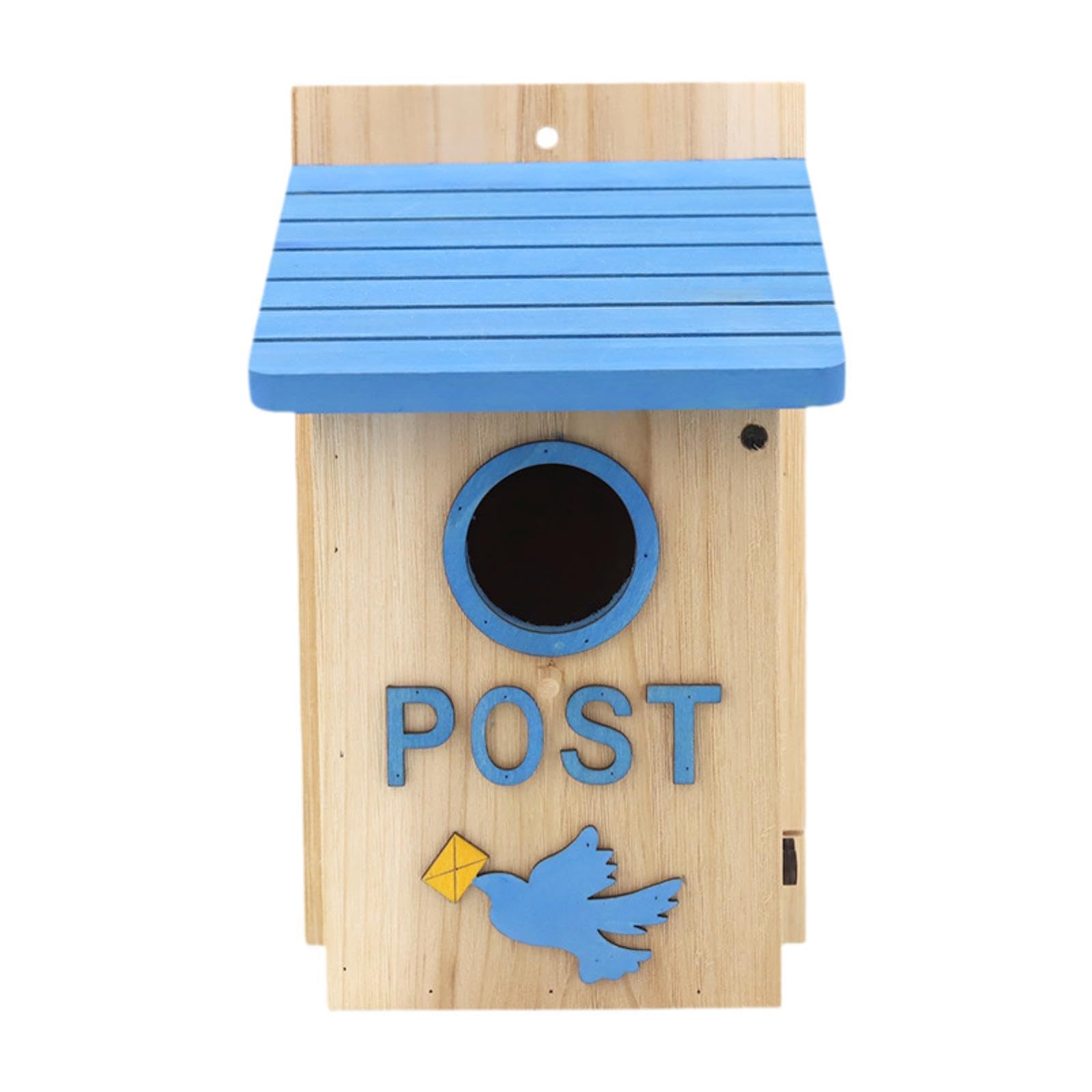 de Pájaros de Madera, Accesorios para Casitas de Pájaros, Artículos para Mascotas, Rústica para, Ideal para Jardín, TER