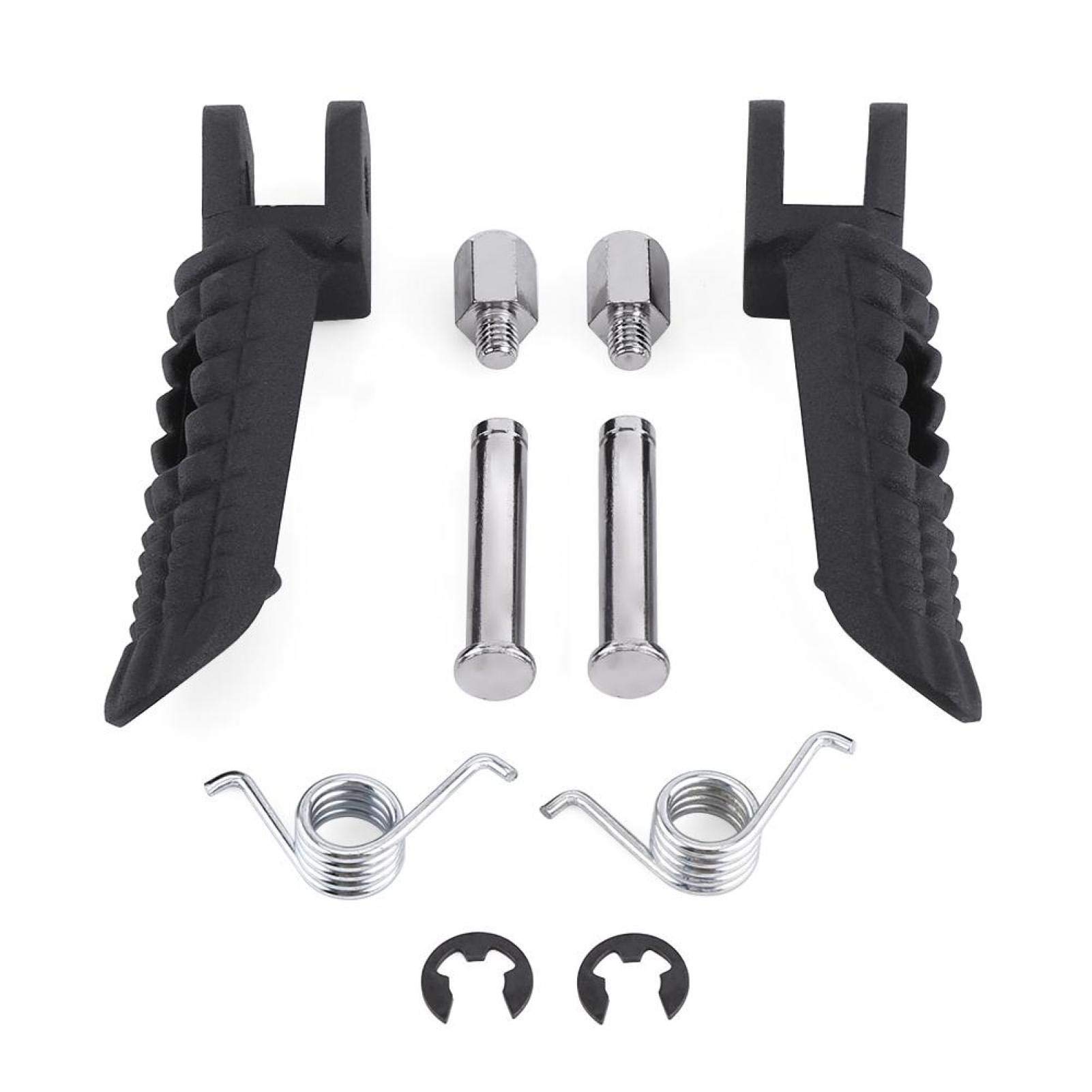 Motorcycle Foot pegs Front Footrests For GSXR600 GSXR750 GSXR1000[Black]