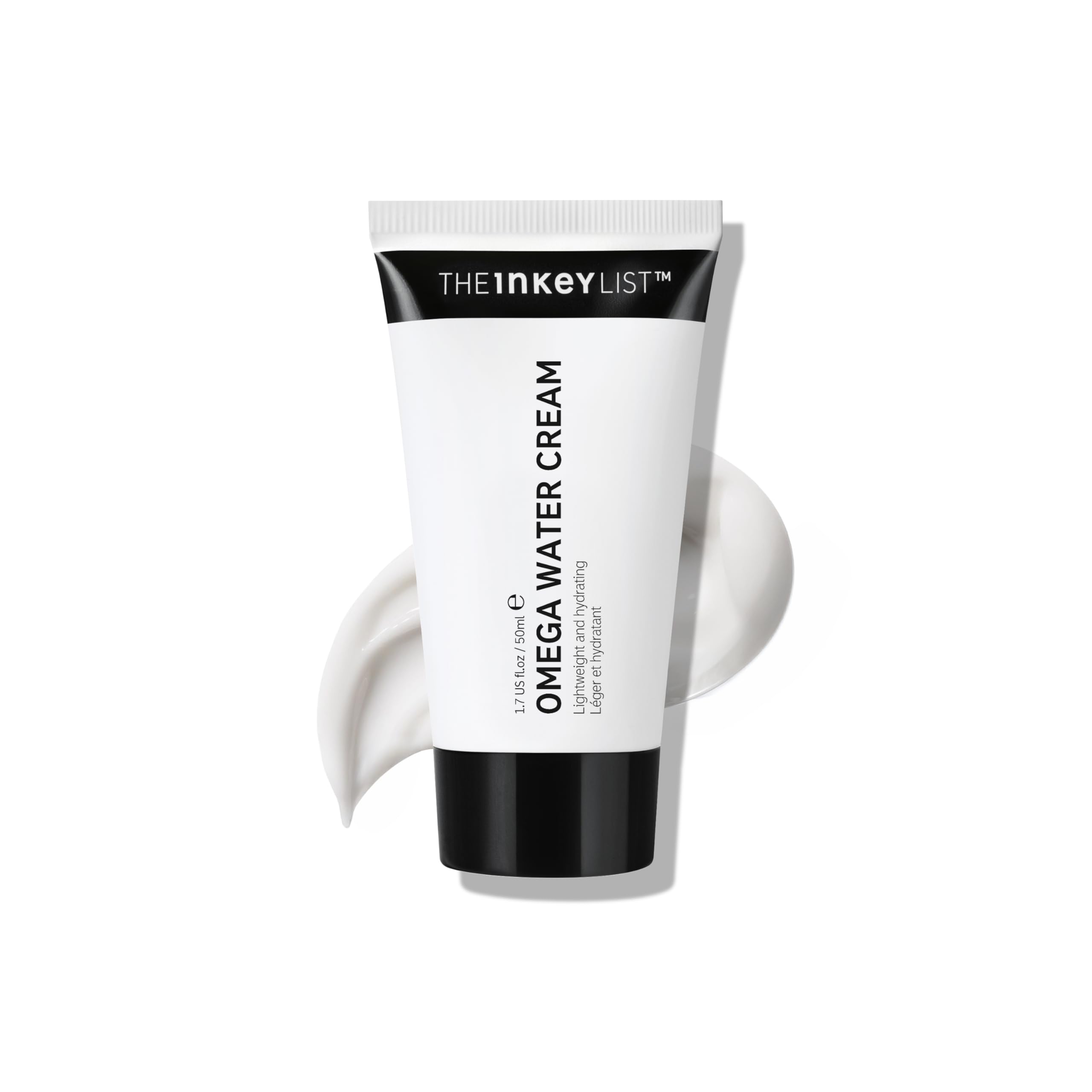 The INKEY List Omega Water Cream 50ml, Oil-Free Face Moisturiser, Lightweight Gel, Vegan Friendly Skincare, Suitable For Blemish Prone Skin