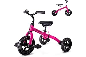 YGJT 3 in 1 Tricycle for 3 Year Old Girls