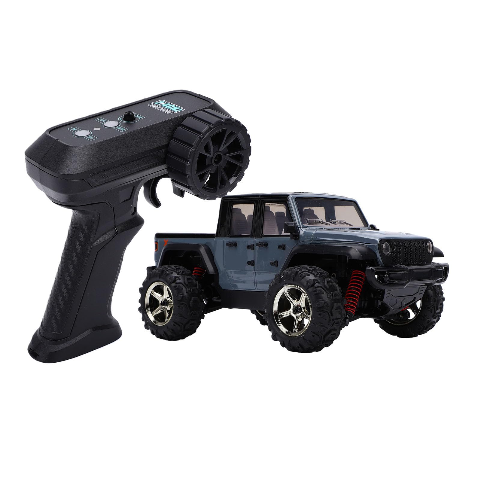 Camioncino Fuoristrada RC 1:20, Auto Telecomandata 4WD con capacità di Arrampicata Elettrica, per Ragazzi (GRAY)