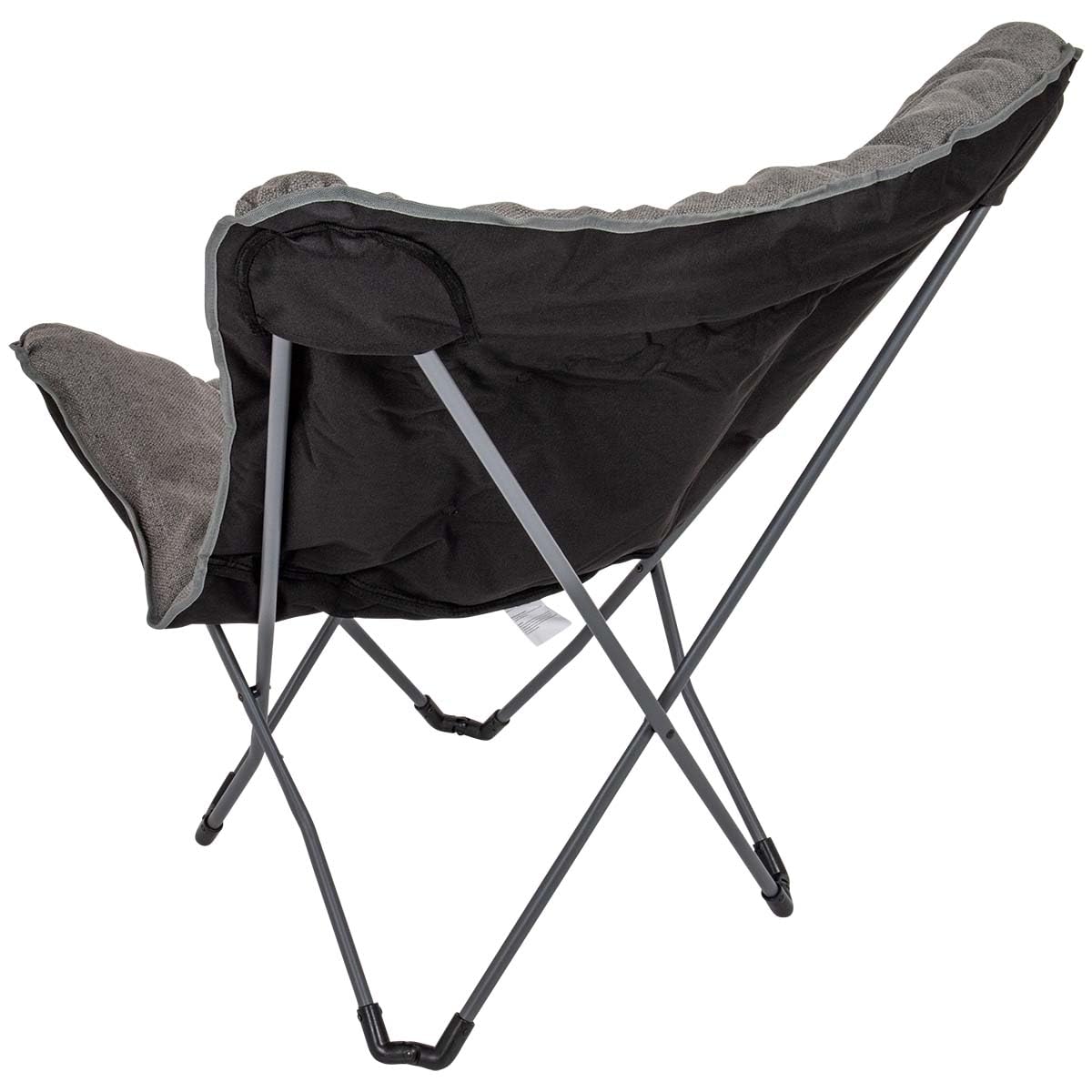 BO-CAMP BC UO Silla mariposa Grainger L gri per campeggiatori e outdoor, per comfort e praticità all’aperto