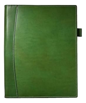 COCOMIESTER 緑色 レザー リング式ファイル Amazon.co.jp: BlancCouture ルーズリーフ バインダー A4 30穴