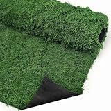 ROLLWAY Kunstmoos zum Dekorieren, Deko Moos Künstlich Fake Dekomoos Moosbild Mooswand Moosmatte Moosplatten Moosteppich – Bastelmoos Krippenmoos für Basteln Krippe Aquarium Moosbanner Moosband 1M*1M