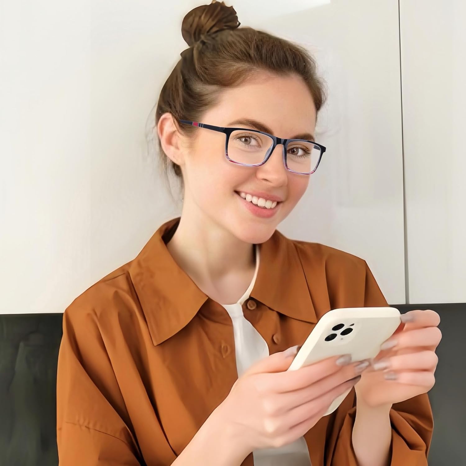 6 Pack Reading Glasses for Men Blue Light Blocking Glasses Lightweight Spring Hinge Computer Readers Men Women - Image 4