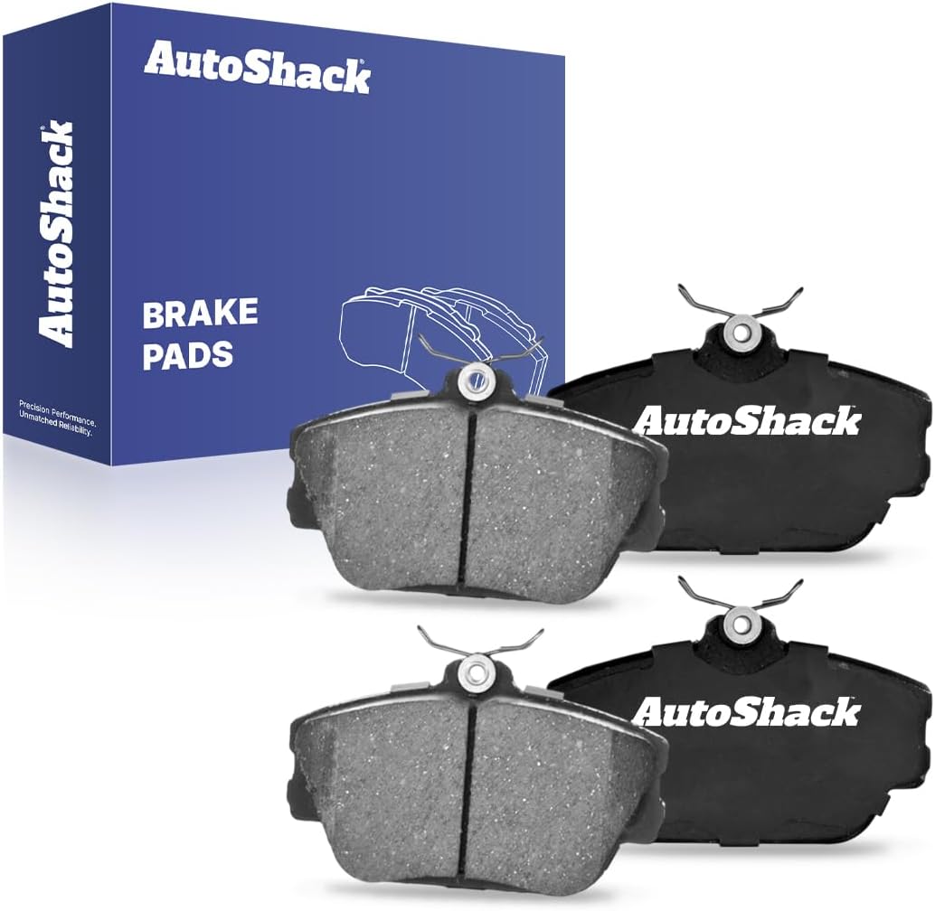 AutoShack Front Ceramic Brake Pad Set Replacement for 2001-2007 Ford Taurus 1994-1999 Ford Taurus 1995-2002 Lincoln Continental 1993-1998 Lincoln Mark VIII 2001-2005 Mercury Sable 4-PC