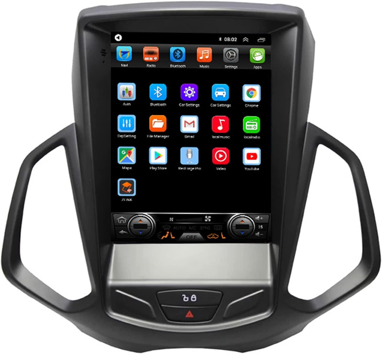 10.4 Inch HD Touch Vertical Screen Car GPS Navigation